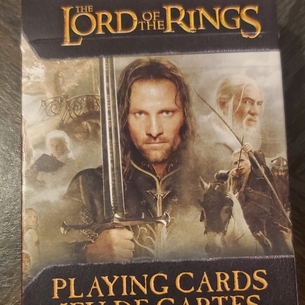 Lord's Of The Rings- Playing Cards- New